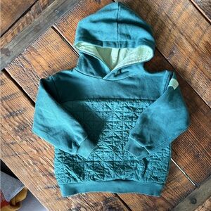 H&M green mixed media hoodie - 5T